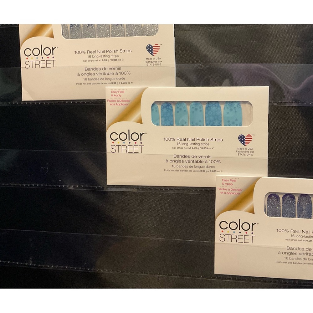 Ice Ice Maybe Color Street Nail Polish Strips Bundle 3 Sets